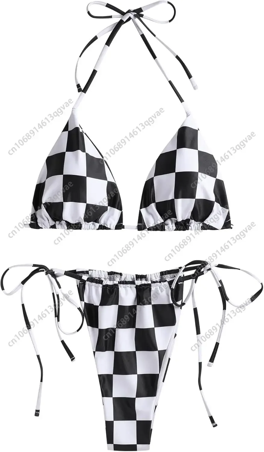 ZAFUL Triangle Bikini for Women 2 Piece Halter Bikini Sets Sexy High Cut Bathing Suit Side Tie Swimsuits
ZAFUL Triangle Bikini for Women 2 Piece Halter Bikini Sets Sexy High Cut Bathing Suit Side Tie Swimsuits