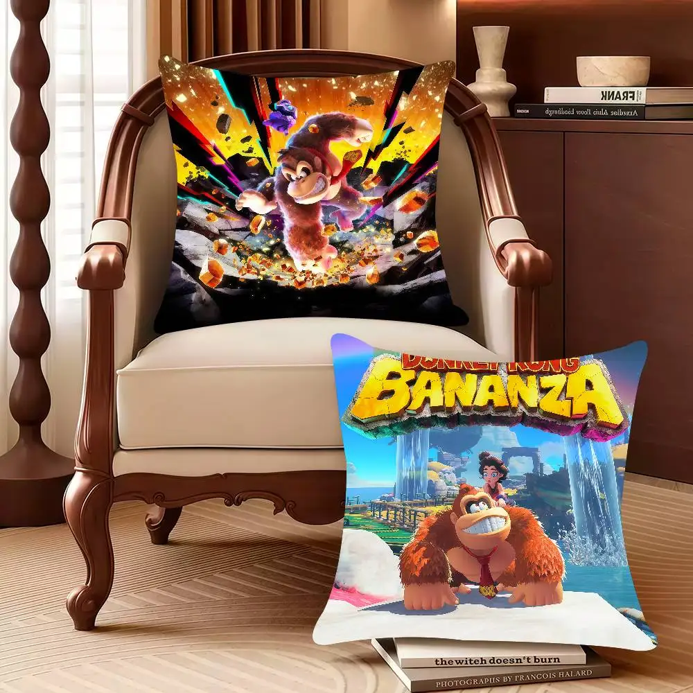 MINISO Game D-DonkeyS K-Kong Bananza Pillow Case Decor Protective Covers Comfortable soft for Sofa Living Room Home office
MINISO Game D-DonkeyS K-Kong Bananza Pillow Case Decor Protective Covers Comfortable soft for Sofa Living Room Home office