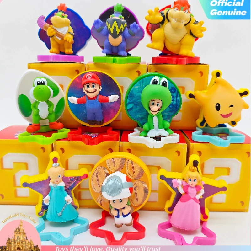 Mcdonalds 2026 X Nintendo Super Mario Movie Collectible Figures Frog Luigi Princess Peach Yoshi Bowser Toad Kamek Bowser Jr
Mcdonalds 2026 X Nintendo Super Mario Movie Collectible Figures Frog Luigi Princess Peach Yoshi Bowser Toad Kamek Bowser Jr