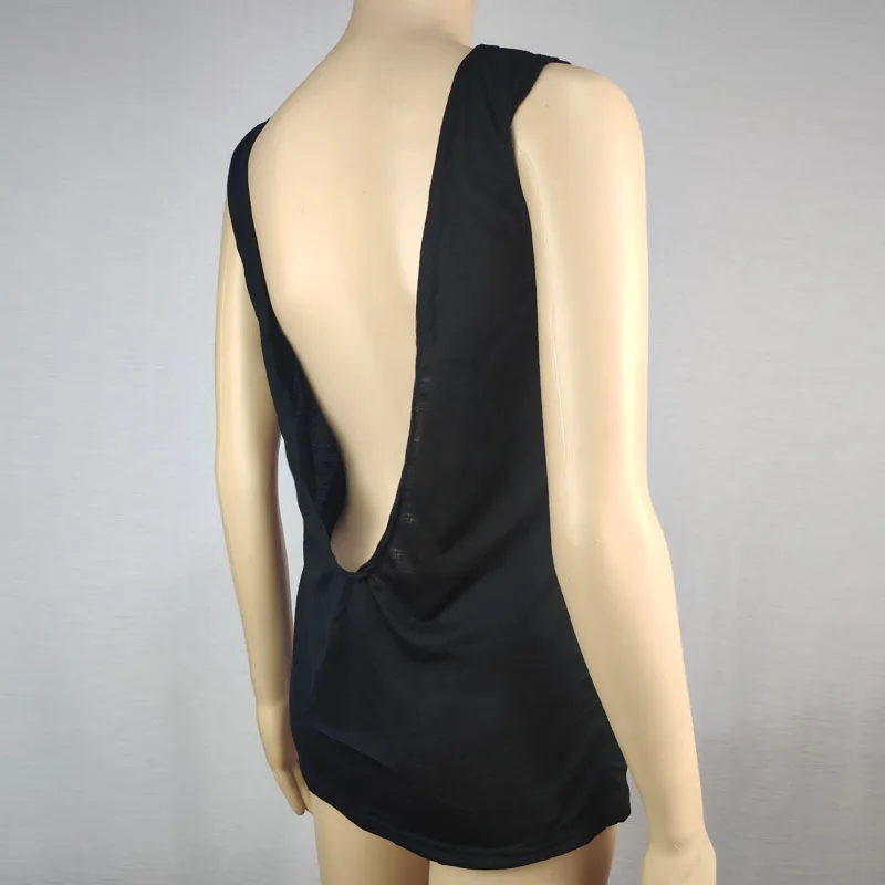 13 Colors Sexy Backless Tank Tops Summer Sleeveless Round Neck Black Loose Cotton Shirts for Women Black Gray Red Green Blue XXL
13 Colors Sexy Backless Tank Tops Summer Sleeveless Round Neck Black Loose Cotton Shirts for Women Black Gray Red Green Blue XXL
