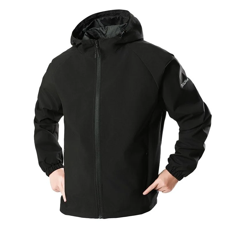 Spring and Autumn Fashion Solid Color Outdoor Sports Waterproof Windproof Hooded Jacket Men's Casual Loose High Quality Jacket
Spring and Autumn Fashion Solid Color Outdoor Sports Waterproof Windproof Hooded Jacket Men's Casual Loose High Quality Jacket