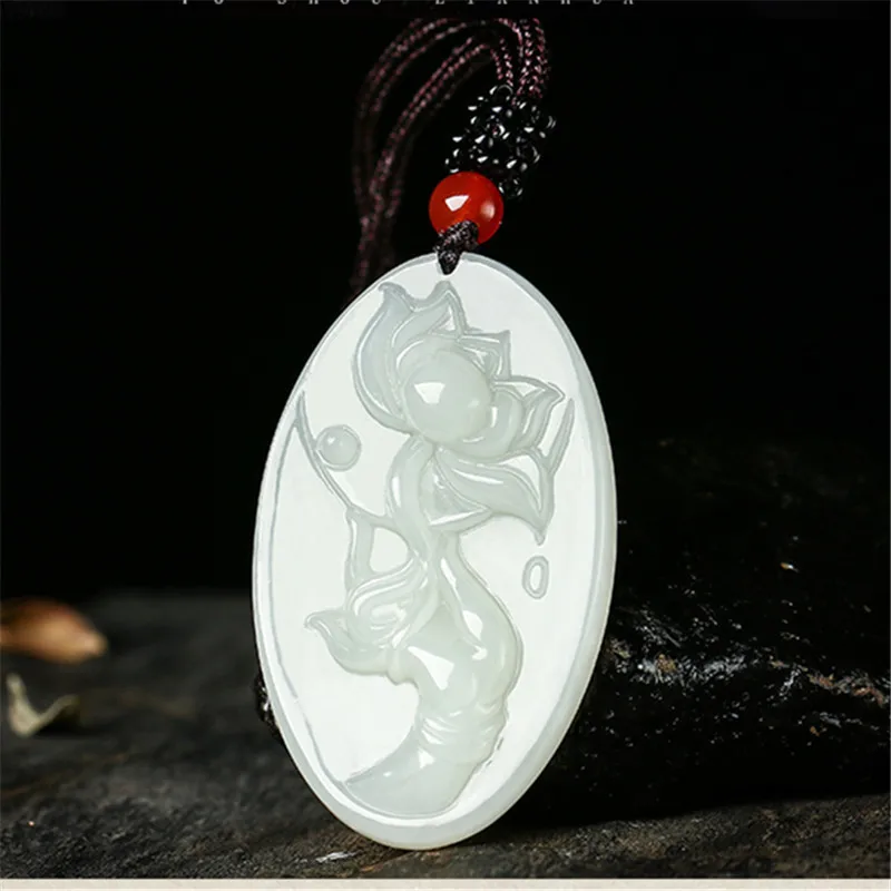 Oval Jade Jade Pendant Factory Direct Supply Hetian Jade White Jade Buddha Hand Lotus Jade Pendant for Men and Women
Oval Jade Jade Pendant Factory Direct Supply Hetian Jade White Jade Buddha Hand Lotus Jade Pendant for Men and Women