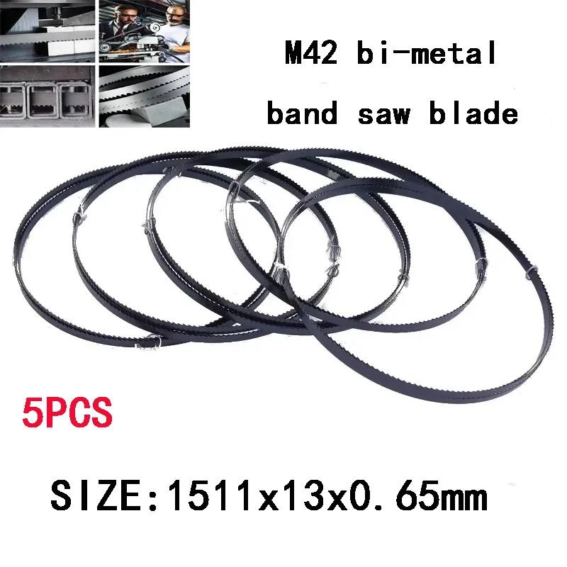 5pcs 1085 15111575 2240 1830 Performance Durable M42 Bi-metal Band Saw Blade for Metal Cutting 13 0.65 mm 6T 8/12T 10/14T 14T
5pcs 1085 15111575 2240 1830 Performance Durable M42 Bi-metal Band Saw Blade for Metal Cutting 13 0.65 mm 6T 8/12T 10/14T 14T