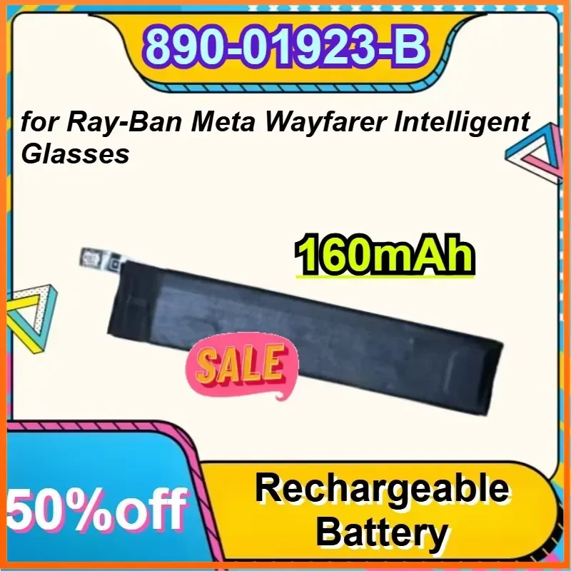 New High Durability Rechargeable Battery Model 890-01923-B Suitable for Ray-Ban Meta Wayfarer Intelligent Glasses
New High Durability Rechargeable Battery Model 890-01923-B Suitable for Ray-Ban Meta Wayfarer Intelligent Glasses