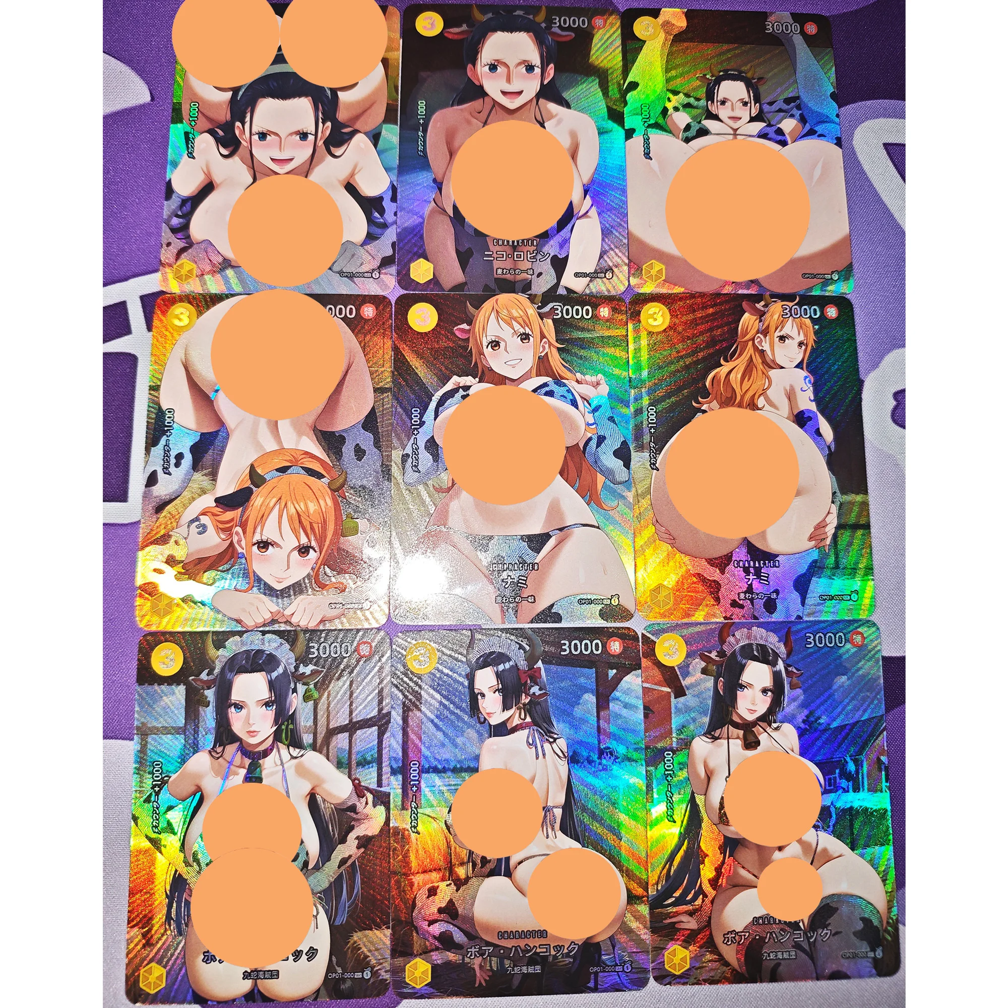 9Pcs/set 63*88MM DIY Anime Goddess Series One Piece Nami Hancock Robin Collection Card Anime Card Color Flash Toy Gift
9Pcs/set 63*88MM DIY Anime Goddess Series One Piece Nami Hancock Robin Collection Card Anime Card Color Flash Toy Gift