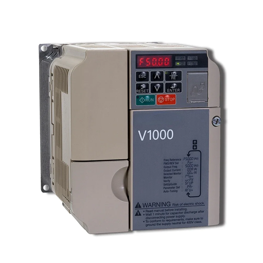 yaskawa inverter Frequency converter series v1000 3.7kw power inverter Heavy-duty (HD) CIMR-VB4A0009BBA
yaskawa inverter Frequency converter series v1000 3.7kw power inverter Heavy-duty (HD) CIMR-VB4A0009BBA