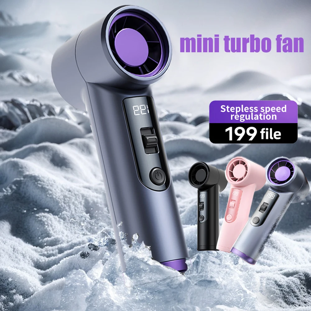 Портативный складной ручной вентилятор для улицы, мини-вентилятор с охлаждением, перезаряжаемый, 2000 мАч, 199 уровней регулировки, высокоскоростной турбовентилятор
Портативный складной ручной вентилятор для улицы, мини-вентилятор с охлаждением, перезаряжаемый, 2000 мАч, 199 уровней регулировки, высокоскоростной турбовентилятор