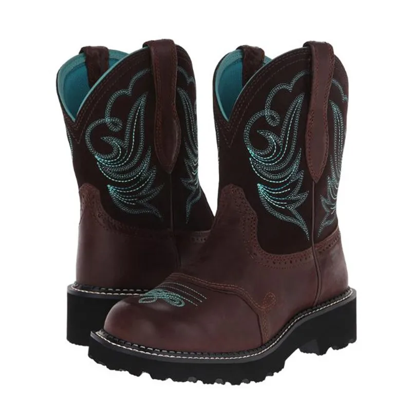 Women Goth Cowboy Boots Retro Embroidered Mid-calf Single Boots Mesh Lining Comfort Booties Woman Round Toe Western Botas Mujer
Women Goth Cowboy Boots Retro Embroidered Mid-calf Single Boots Mesh Lining Comfort Booties Woman Round Toe Western Botas Mujer