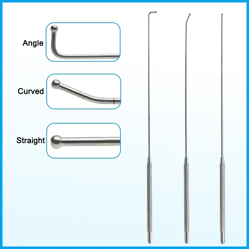 Autoclavable Nerve Root Probe Straight Curved Angle Type Spinal Nerve Probe Orthopedic Pet Instrument
Autoclavable Nerve Root Probe Straight Curved Angle Type Spinal Nerve Probe Orthopedic Pet Instrument
