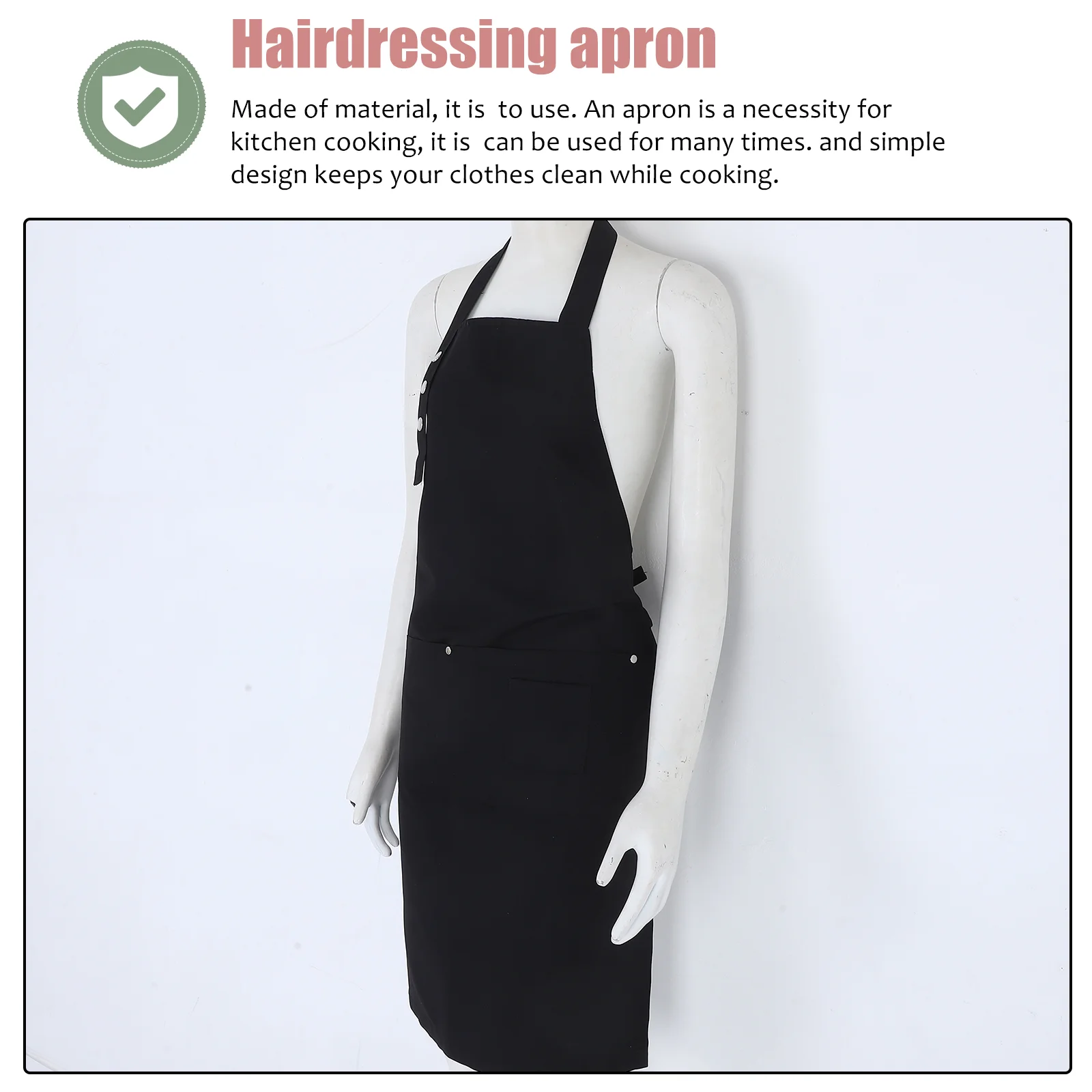 1pc Multi-use Working Clothes Hairdresser Apron Protective Kitchen Cooking Save-all Black kitchen apron
1pc Multi-use Working Clothes Hairdresser Apron Protective Kitchen Cooking Save-all Black kitchen apron