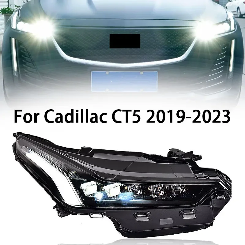 Car Headlight Styling For Cadillac 2019-2023 CT5 Front Lamp Dynamic LED HID Plug And Play Xenon Upgrade Tool Modified Accessory
Car Headlight Styling For Cadillac 2019-2023 CT5 Front Lamp Dynamic LED HID Plug And Play Xenon Upgrade Tool Modified Accessory