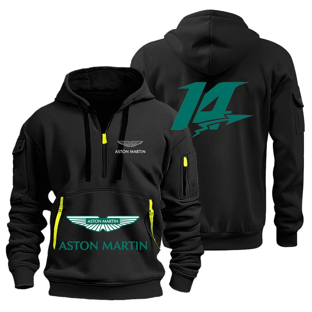New Aston Martin Spring Man Motorcycle jacket Fashion Printing Hoodie Lady Outdoor Sports Multi-pocket Zipper Hooded Coat
New Aston Martin Spring Man Motorcycle jacket Fashion Printing Hoodie Lady Outdoor Sports Multi-pocket Zipper Hooded Coat