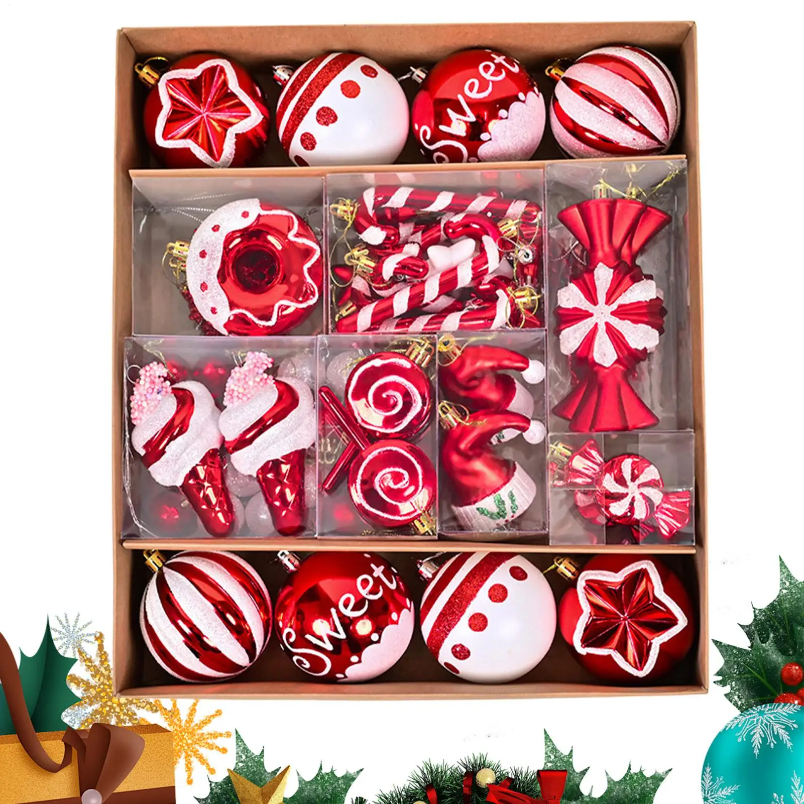 Шар Рождественские украшения Небьющийся кулон Домашний декор Рождественский шар Украшение для елки Для стены Спальня Гостиная Крытый
Шар Рождественские украшения Небьющийся кулон Домашний декор Рождественский шар Украшение для елки Для стены Спальня Гостиная Крытый