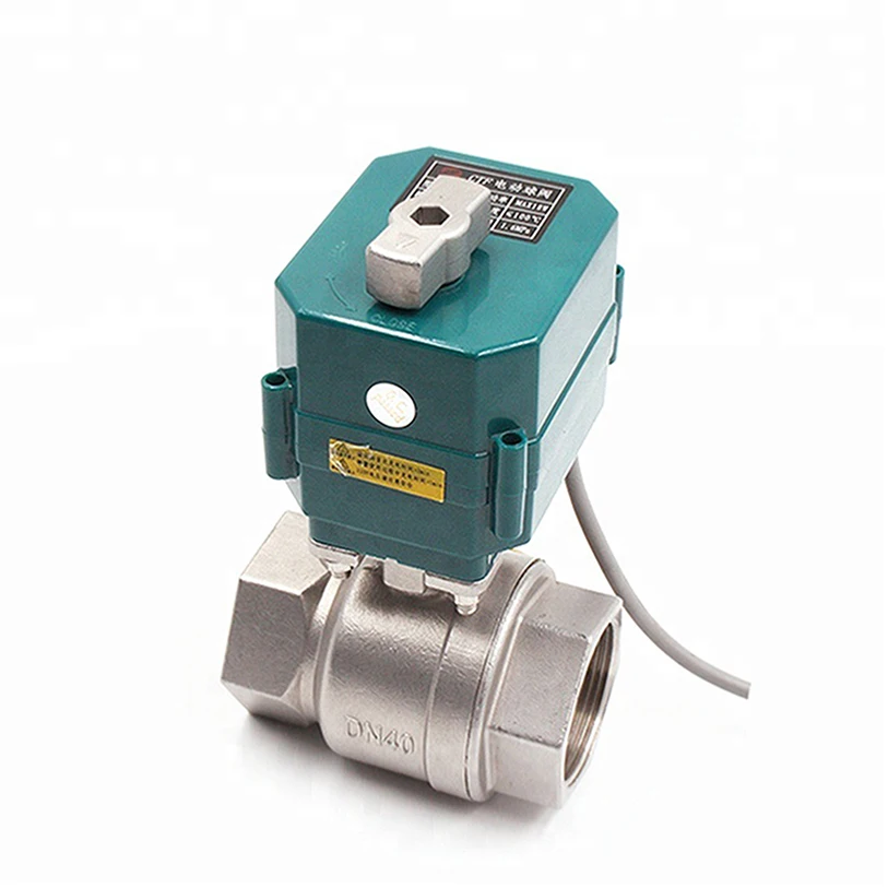 Motorized Actuator 1/2" 3/4" 1" 11/4" 11/2" 2" BSP NPT Electric Ball Valve 9-35V 220V Motorized Ball Valve With Manual Control
Motorized Actuator 1/2" 3/4" 1" 11/4" 11/2" 2" BSP NPT Electric Ball Valve 9-35V 220V Motorized Ball Valve With Manual Control