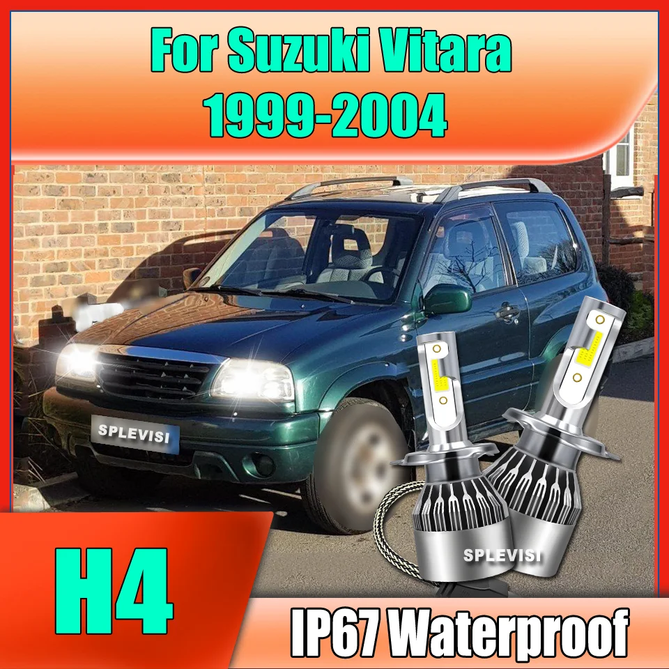 2x High Power LED Headlight H4 COB Lamp 90W Vehicles Front Bulbs 12V Accessories For Suzuki Vitara 1999 2000 2001 2002 2003 2004
2x High Power LED Headlight H4 COB Lamp 90W Vehicles Front Bulbs 12V Accessories For Suzuki Vitara 1999 2000 2001 2002 2003 2004