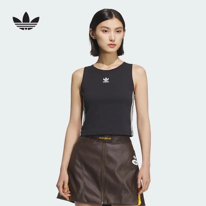 2026 Sport Adidas Originals Womens Knit Tank Top KB6417 Slim Fit Crew Neck Recycled Materials Black Sleeveless Top
2026 Sport Adidas Originals Womens Knit Tank Top KB6417 Slim Fit Crew Neck Recycled Materials Black Sleeveless Top