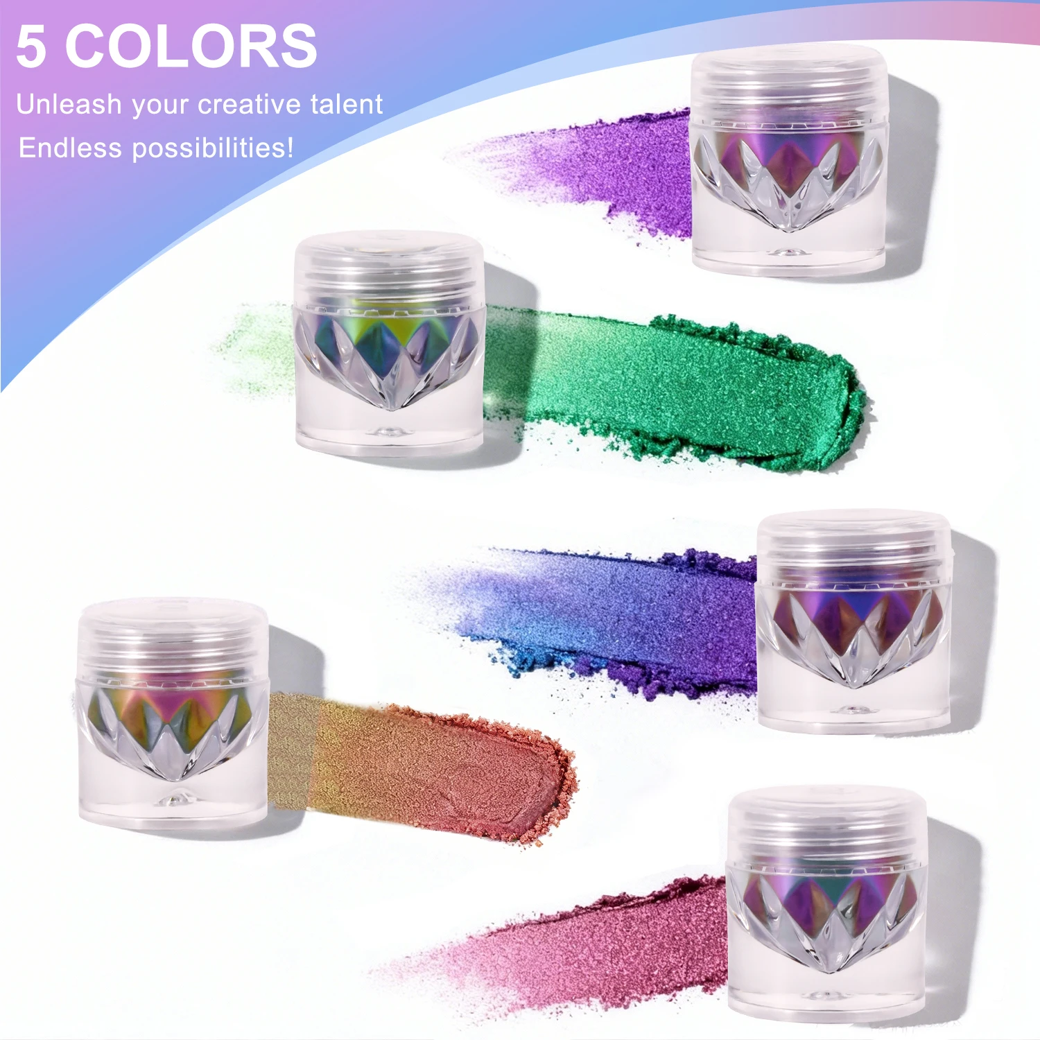 DIY Iridescent Mica Powder, Ultra-Fine; Ideal for DIY chrome-colored pigment powder in epoxy resin crafts and roller mugs
DIY Iridescent Mica Powder, Ultra-Fine; Ideal for DIY chrome-colored pigment powder in epoxy resin crafts and roller mugs