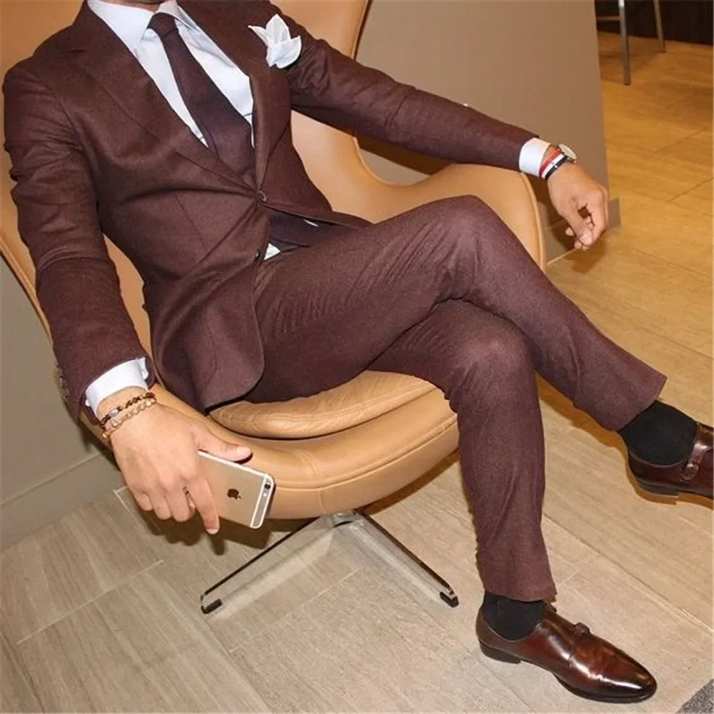 Summer Solid Suits for Men Formal Notch Lapel Casual Slim Fit Male Suit Business Groom Wedding Tuxedo Blazer Jacket and Pants
Summer Solid Suits for Men Formal Notch Lapel Casual Slim Fit Male Suit Business Groom Wedding Tuxedo Blazer Jacket and Pants