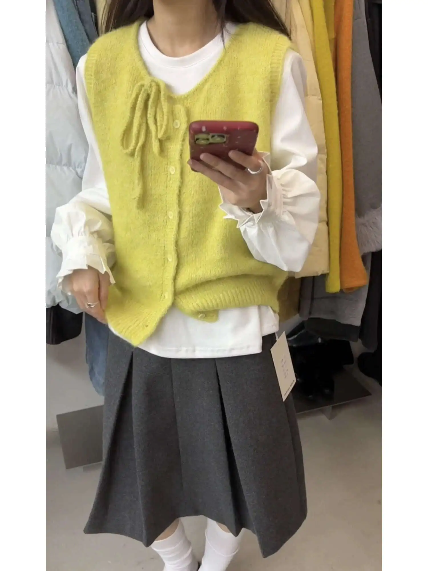 Свободный вязаный жилет-топ для женщин, фиолетовый свитер, облегающий топ с круглым вырезом, повседневный осенний модный топ в японском стиле
Свободный вязаный жилет-топ для женщин, фиолетовый свитер, облегающий топ с круглым вырезом, повседневный осенний модный топ в японском стиле