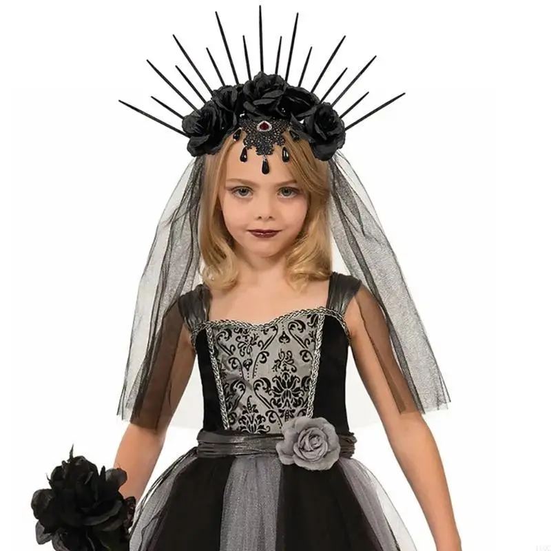 2025 Новые женщины Хэллоуин День полосы расцвета смерти панк цветок
2025 Новые женщины Хэллоуин День полосы расцвета смерти панк цветок