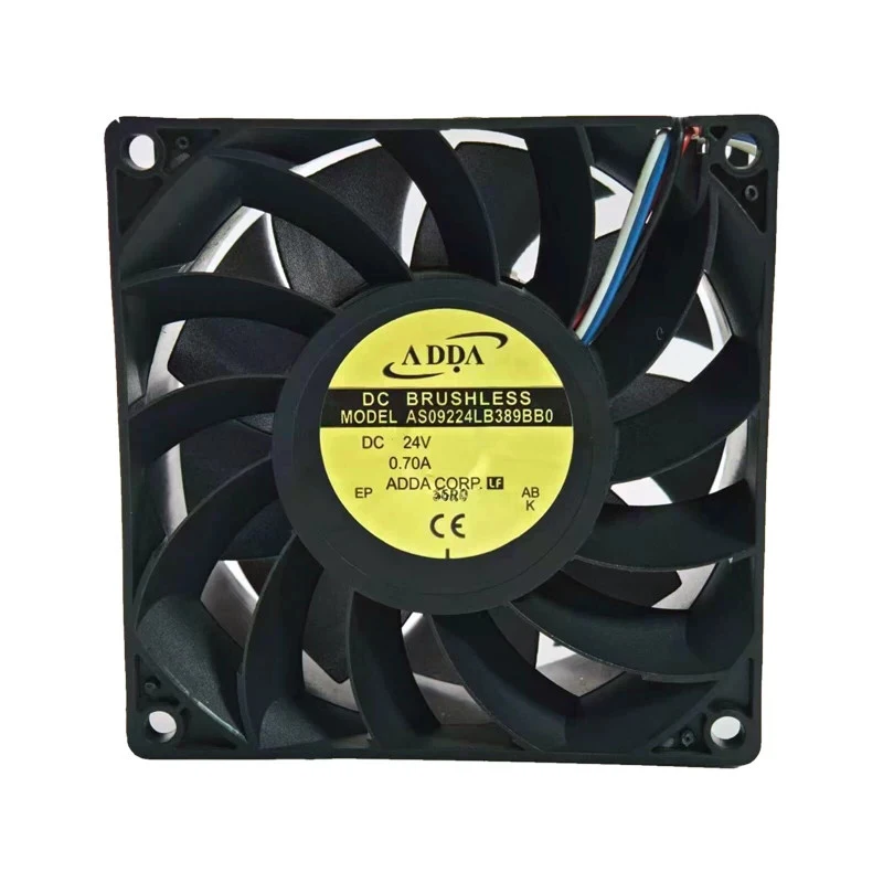 HTS...1PCS ADDA AS09224LB389BB0 24V DC 0.70A 4-wire 9cm cooling fan
HTS...1PCS ADDA AS09224LB389BB0 24V DC 0.70A 4-wire 9cm cooling fan