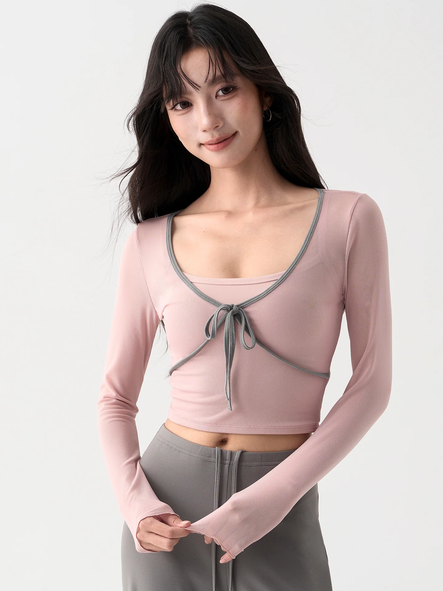 Long Sve Спортивный топ для йоги Женская одежда для фитнеса и бега с фиксированной чашкой для тренировок по пилатесу с нагрудником Me Binding
Long Sve Спортивный топ для йоги Женская одежда для фитнеса и бега с фиксированной чашкой для тренировок по пилатесу с нагрудником Me Binding