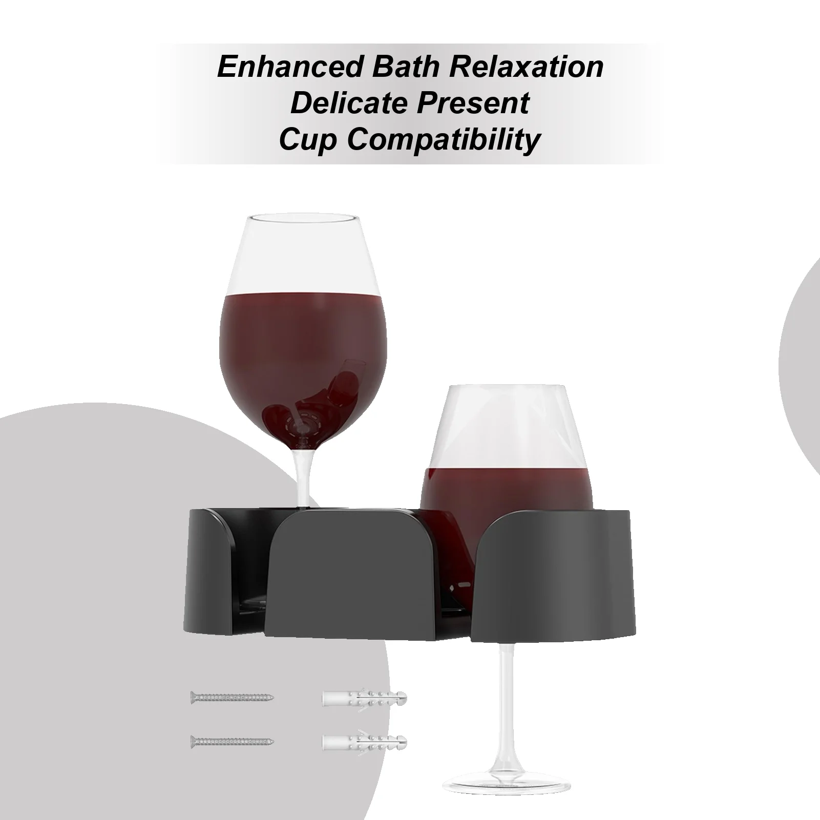 1pc Portable Wine Glass Holder For Bath Shower For Wine Beer Drink Wine Accessories Wall-Mounted Bathtub Wine Glass Holder
1pc Portable Wine Glass Holder For Bath Shower For Wine Beer Drink Wine Accessories Wall-Mounted Bathtub Wine Glass Holder