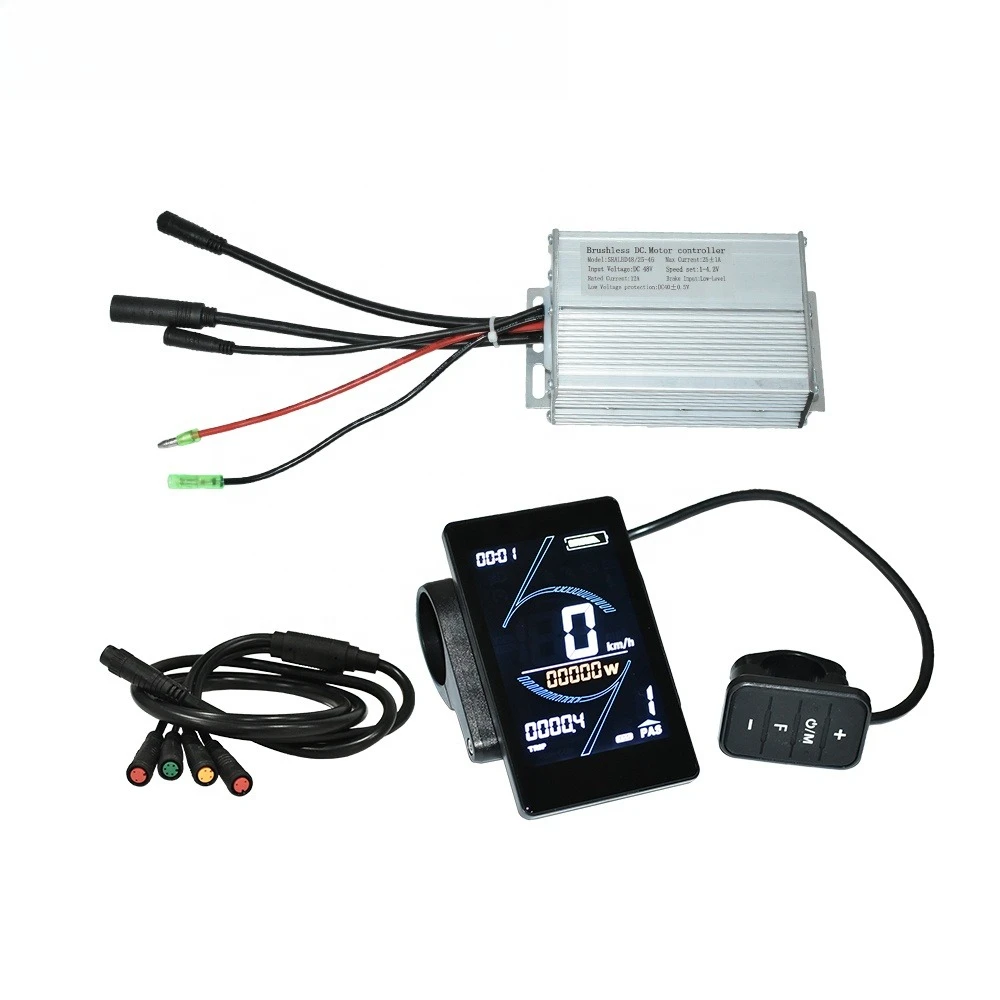 Universal Electric Cruise Control Kit Electric Bike Controller 48v 500w Controller with LCD
Universal Electric Cruise Control Kit Electric Bike Controller 48v 500w Controller with LCD