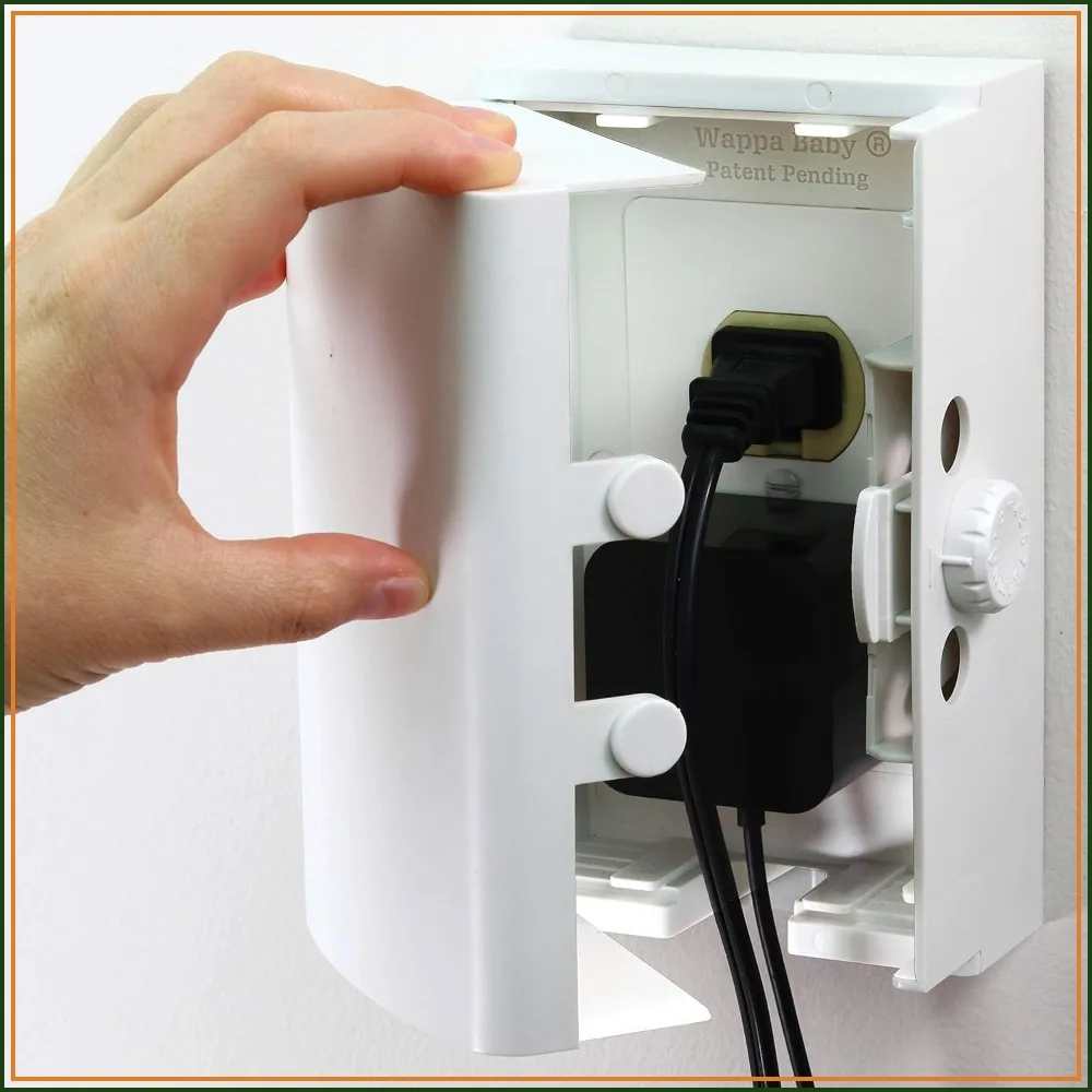 Outlet Cover BOX Baby Proofing (1-Pack) Patented Dual-Lock, Easy 3 Step Install with Screws, Extra Space Inside for Plugs
Outlet Cover BOX Baby Proofing (1-Pack) Patented Dual-Lock, Easy 3 Step Install with Screws, Extra Space Inside for Plugs