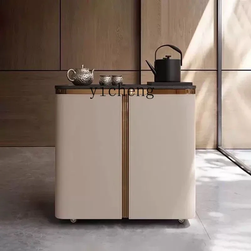 B1 Italian modern household ebony solid wood mobile small tea table kettle integrated light luxury balcony small tea cart
B1 Italian modern household ebony solid wood mobile small tea table kettle integrated light luxury balcony small tea cart