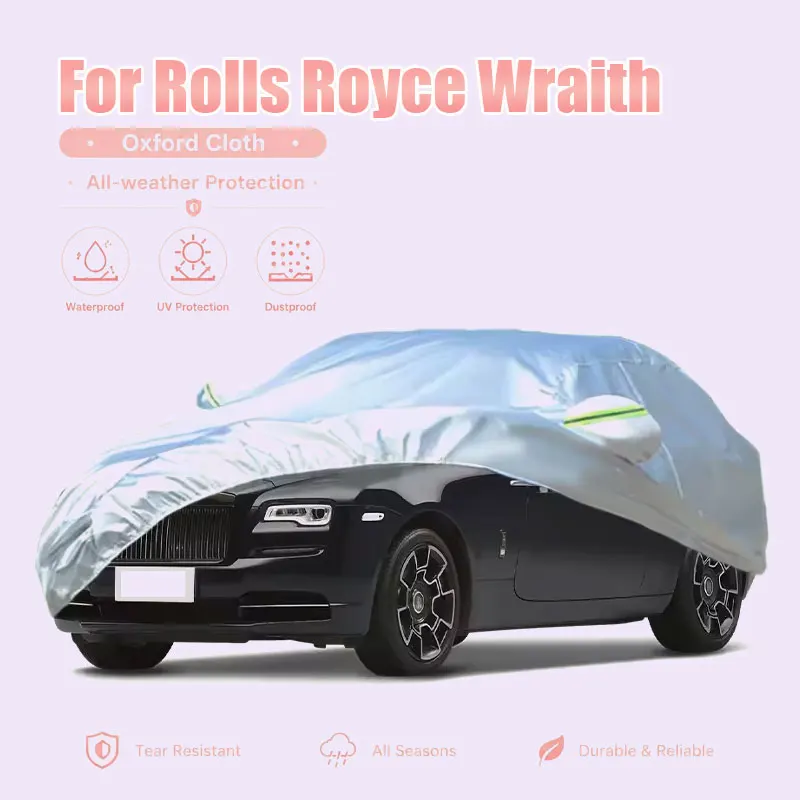 For Rolls Royce Wraith Full Car Cover Reflective Strips Waterproof Snowproof Dustproof UV Protection Exterior Accessories
For Rolls Royce Wraith Full Car Cover Reflective Strips Waterproof Snowproof Dustproof UV Protection Exterior Accessories