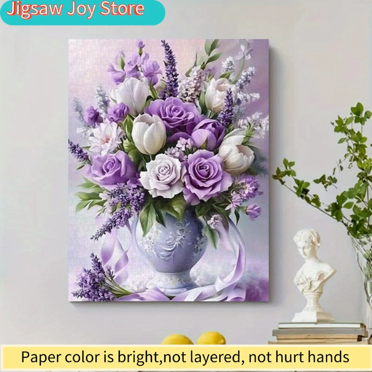 1000 штук забавных пазлов - Цветочный букет - Элегантные фиолетово-белые цветы в вазе - Декоративные изображения для гостиной и спальни - Id
1000 штук забавных пазлов - Цветочный букет - Элегантные фиолетово-белые цветы в вазе - Декоративные изображения для гостиной и спальни - Id