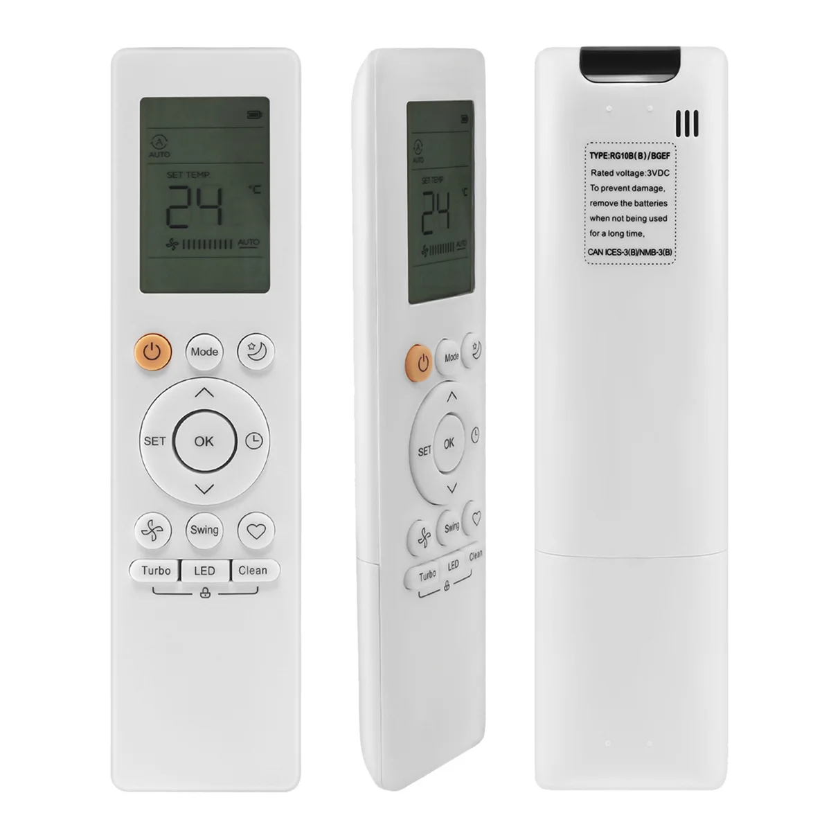 4X RG10B Infrared Remote Control For Midea English Air Conditioner RG10B/BGEFU1 AC Remote Control Air Conditioner-A74Z
4X RG10B Infrared Remote Control For Midea English Air Conditioner RG10B/BGEFU1 AC Remote Control Air Conditioner-A74Z