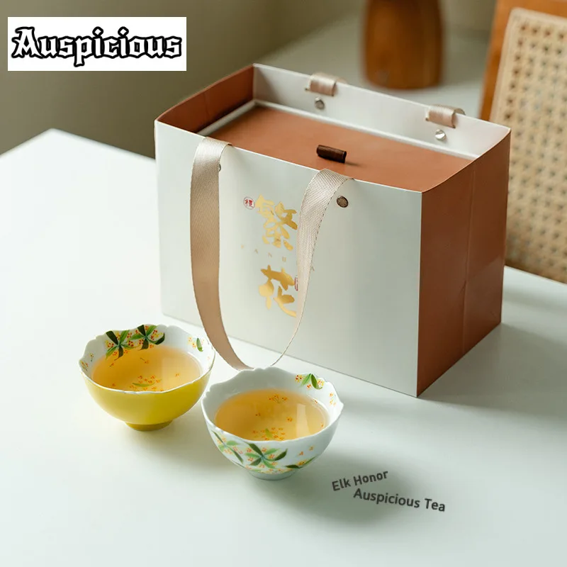 2pc/set Hand-painted Osmanthus Teacup Japanese Tea Bowl Sample Tea Cup Tea-tasting Personal Cup Chazhan Master Cups Gift 100ml
2pc/set Hand-painted Osmanthus Teacup Japanese Tea Bowl Sample Tea Cup Tea-tasting Personal Cup Chazhan Master Cups Gift 100ml