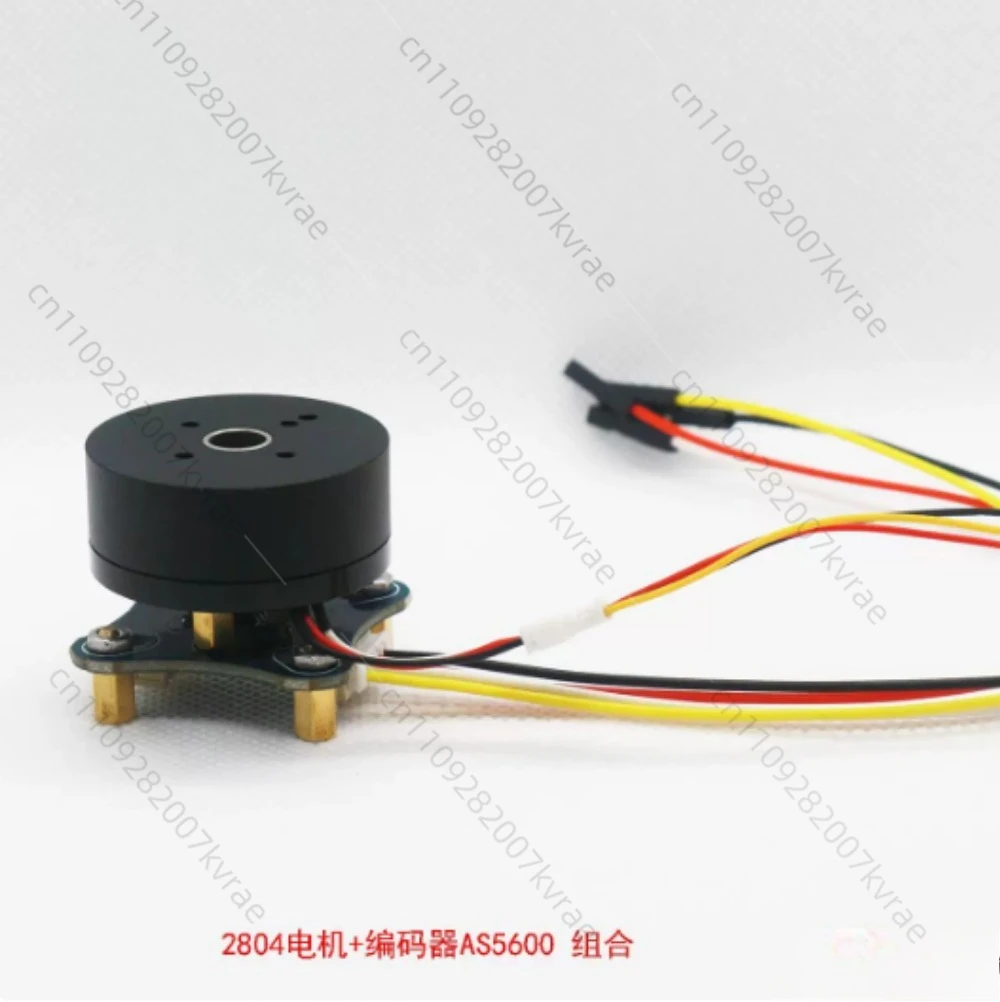 2804 Outer Rotor BLDC Motor – Hollow Shaft Kit with AS5600 Encoder & Hall Sensor, FOC Control Compatible