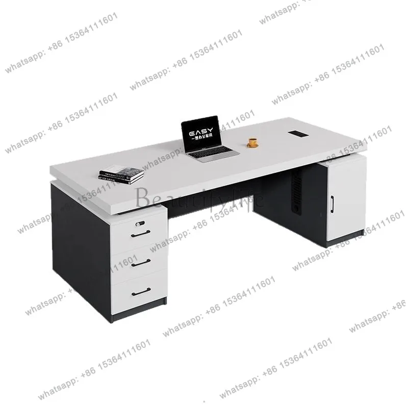 Single desk, simple modern supervisor, manager's room boss table, can be customized for double face-to-face
Single desk, simple modern supervisor, manager's room boss table, can be customized for double face-to-face