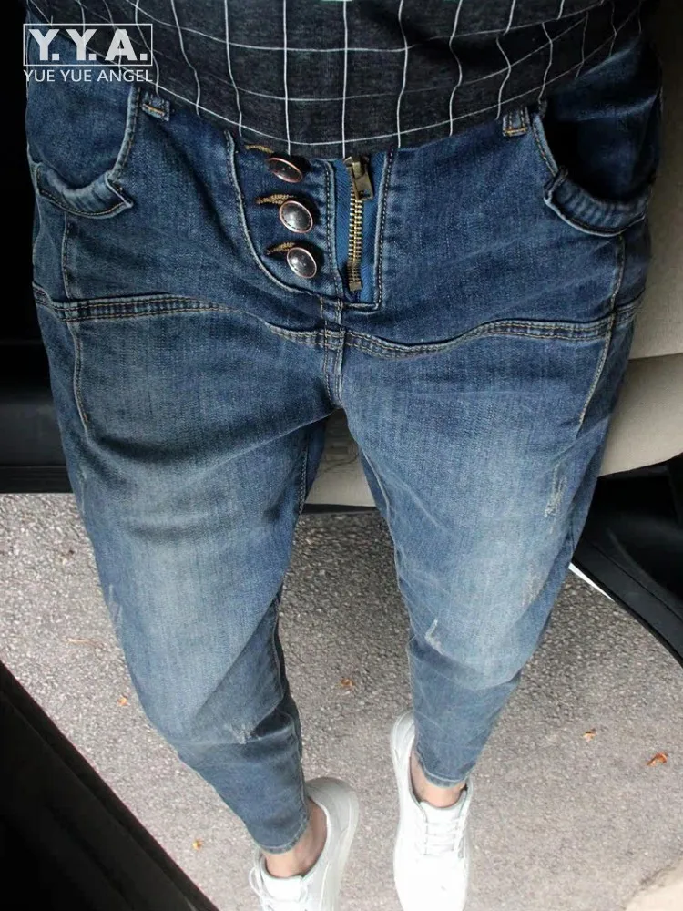 Autumn Vintage Mens Blue Denim Pants Hip Hop Personality Spliced Loose Fit Pencil Jeans Streetwear Fashion Casual Male Trousers
Autumn Vintage Mens Blue Denim Pants Hip Hop Personality Spliced Loose Fit Pencil Jeans Streetwear Fashion Casual Male Trousers