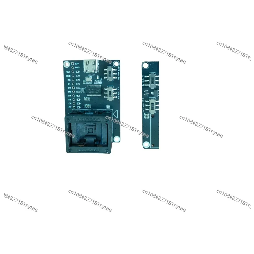 EMMC Programmer EMMC Burner EMMC Reader and Writer BGA153 Test Base Data Recovery Boot Read
EMMC Programmer EMMC Burner EMMC Reader and Writer BGA153 Test Base Data Recovery Boot Read