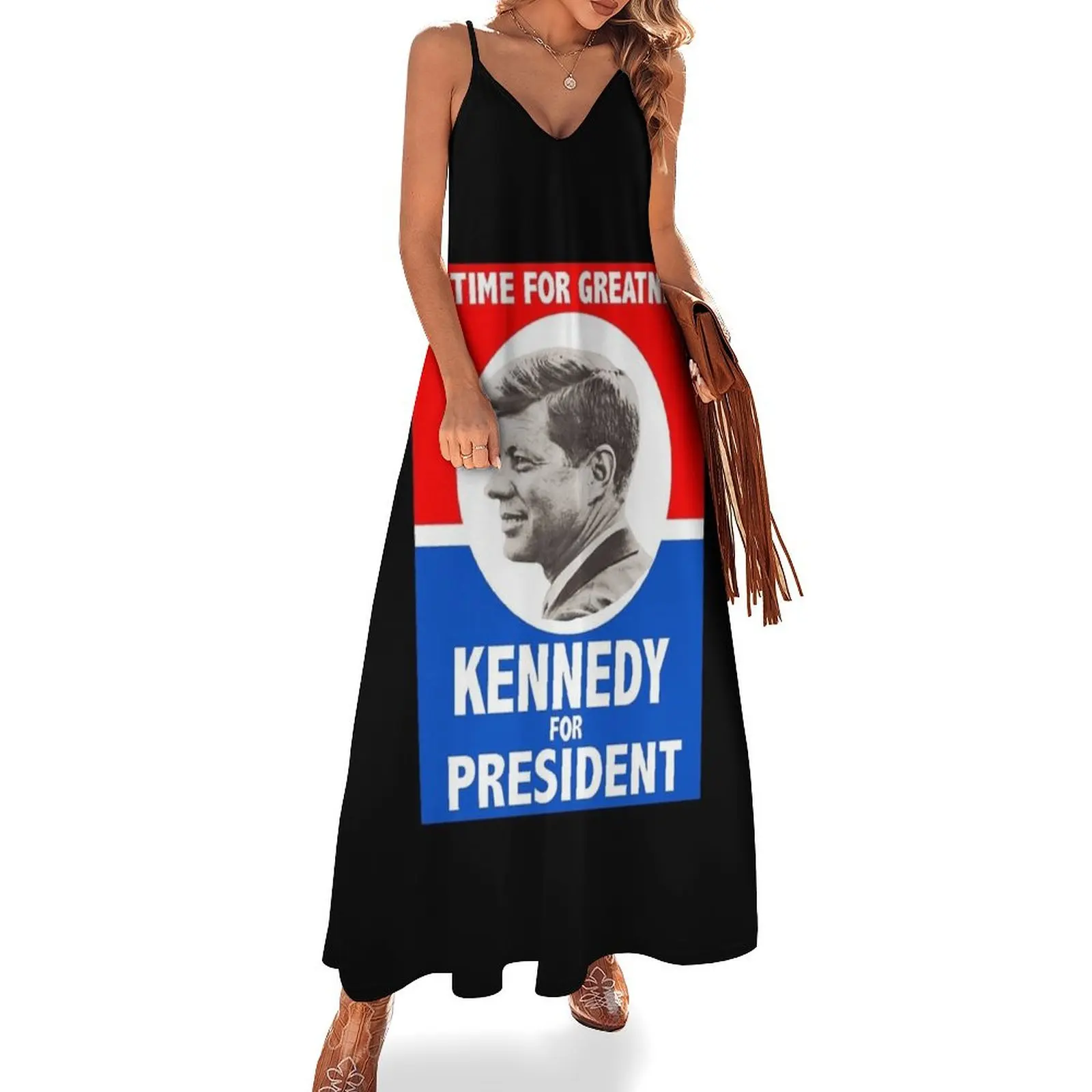 JFK 1960 CAMPAIGN MEMORABILIA A TIME FOR GREATNESS Sleeveless Dress Cocktail of dresses prom dresses Dress
JFK 1960 CAMPAIGN MEMORABILIA A TIME FOR GREATNESS Sleeveless Dress Cocktail of dresses prom dresses Dress