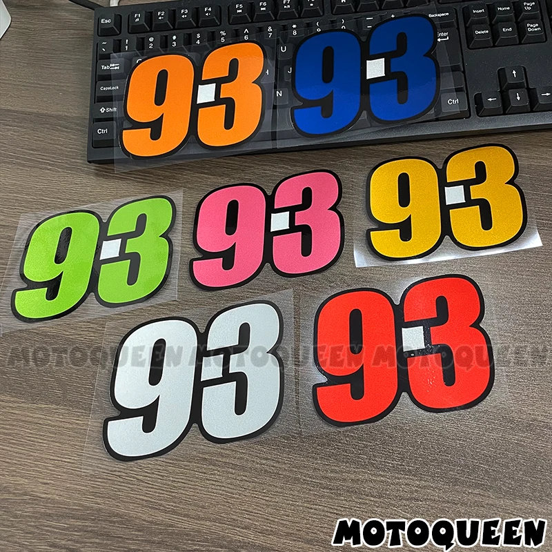 Racing Number 93 Sticker Decal Tank Side Cover Box Helmet Fairing Bumper Window PVC Stickers For Laptop Motorcycle Motorbike Car
Racing Number 93 Sticker Decal Tank Side Cover Box Helmet Fairing Bumper Window PVC Stickers For Laptop Motorcycle Motorbike Car