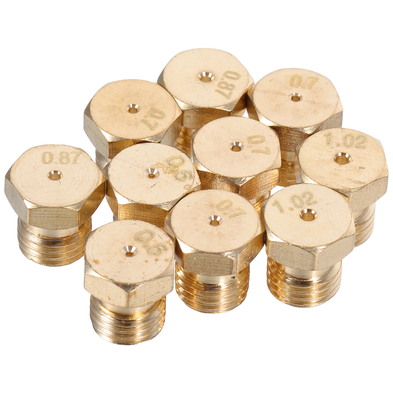 10pcs Household Gas Stove Parts Brass Nozzle Gas Jet Gas Burners Replacement Accessories Home Stove Stove Part Brass Gas Stove N
10pcs Household Gas Stove Parts Brass Nozzle Gas Jet Gas Burners Replacement Accessories Home Stove Stove Part Brass Gas Stove N