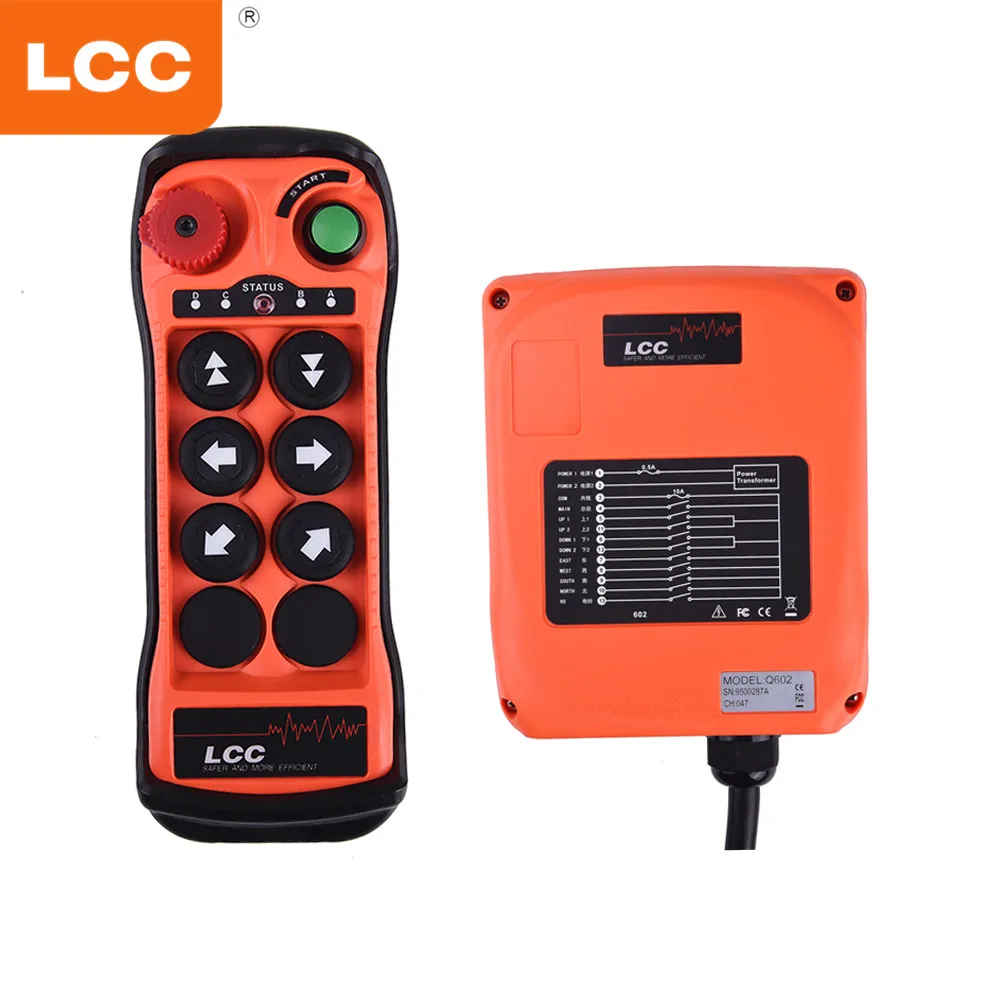 2025 Industrial 2 Double-speed and 4 Single-speed Q602 Crane Wireless Industrial Remote Control
2025 Industrial 2 Double-speed and 4 Single-speed Q602 Crane Wireless Industrial Remote Control