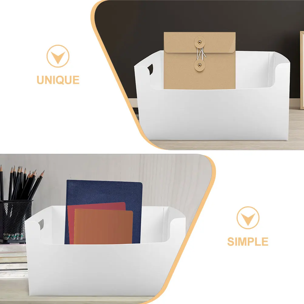 3 Pcs White Document Shelf File Folder Organizer 25.5x17x13.5cm Desktop Magazine Holder Storage Box Home Sundries Rack ABS
3 Pcs White Document Shelf File Folder Organizer 25.5x17x13.5cm Desktop Magazine Holder Storage Box Home Sundries Rack ABS