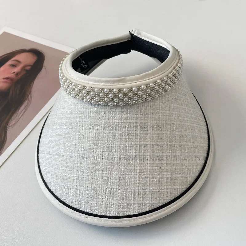 Pearl Headband Wide-Brim Sun Hat - Light & Fresh Style for Spring & Summer Outdoor Sun Protection
Pearl Headband Wide-Brim Sun Hat - Light & Fresh Style for Spring & Summer Outdoor Sun Protection