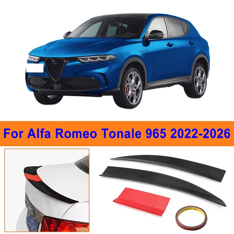 For Alfa Romeo Tonale 965 2022-2026 3-Section ABS Rear Trunk Spoiler 115-125cm Adjustable Sports Decor Top Wing Car Parts
For Alfa Romeo Tonale 965 2022-2026 3-Section ABS Rear Trunk Spoiler 115-125cm Adjustable Sports Decor Top Wing Car Parts