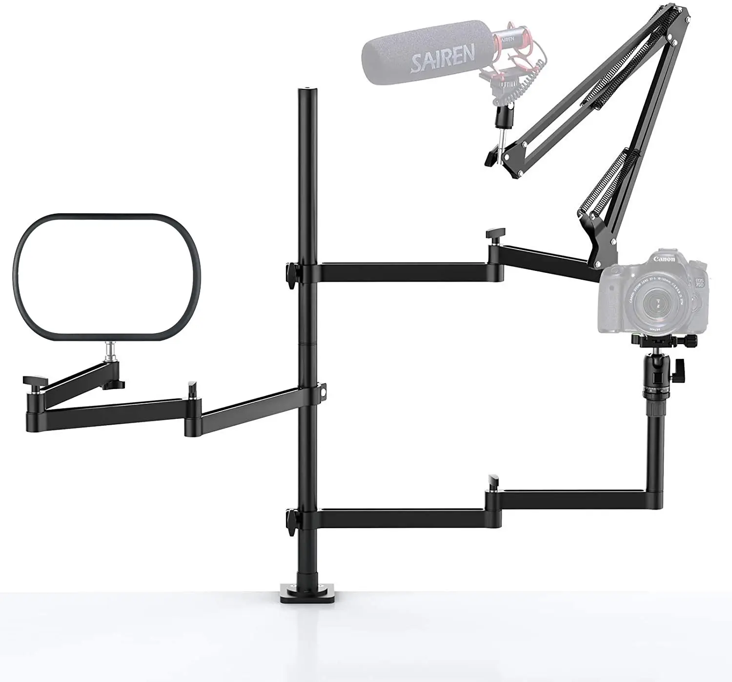 Universal Live Broadcast Bracket Video Light Panel Ring Microphone Led Dimmable Flat Panel Light For Home Office
Universal Live Broadcast Bracket Video Light Panel Ring Microphone Led Dimmable Flat Panel Light For Home Office