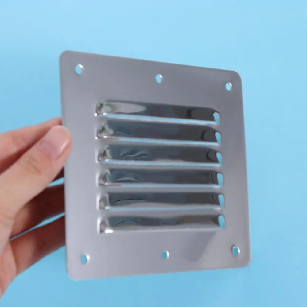 Square Flat Dryer Vent Cover Silver Resistance Window Square Vents Stainless Steel Durable Marine Boat Air Vent Plate Tube
Square Flat Dryer Vent Cover Silver Resistance Window Square Vents Stainless Steel Durable Marine Boat Air Vent Plate Tube