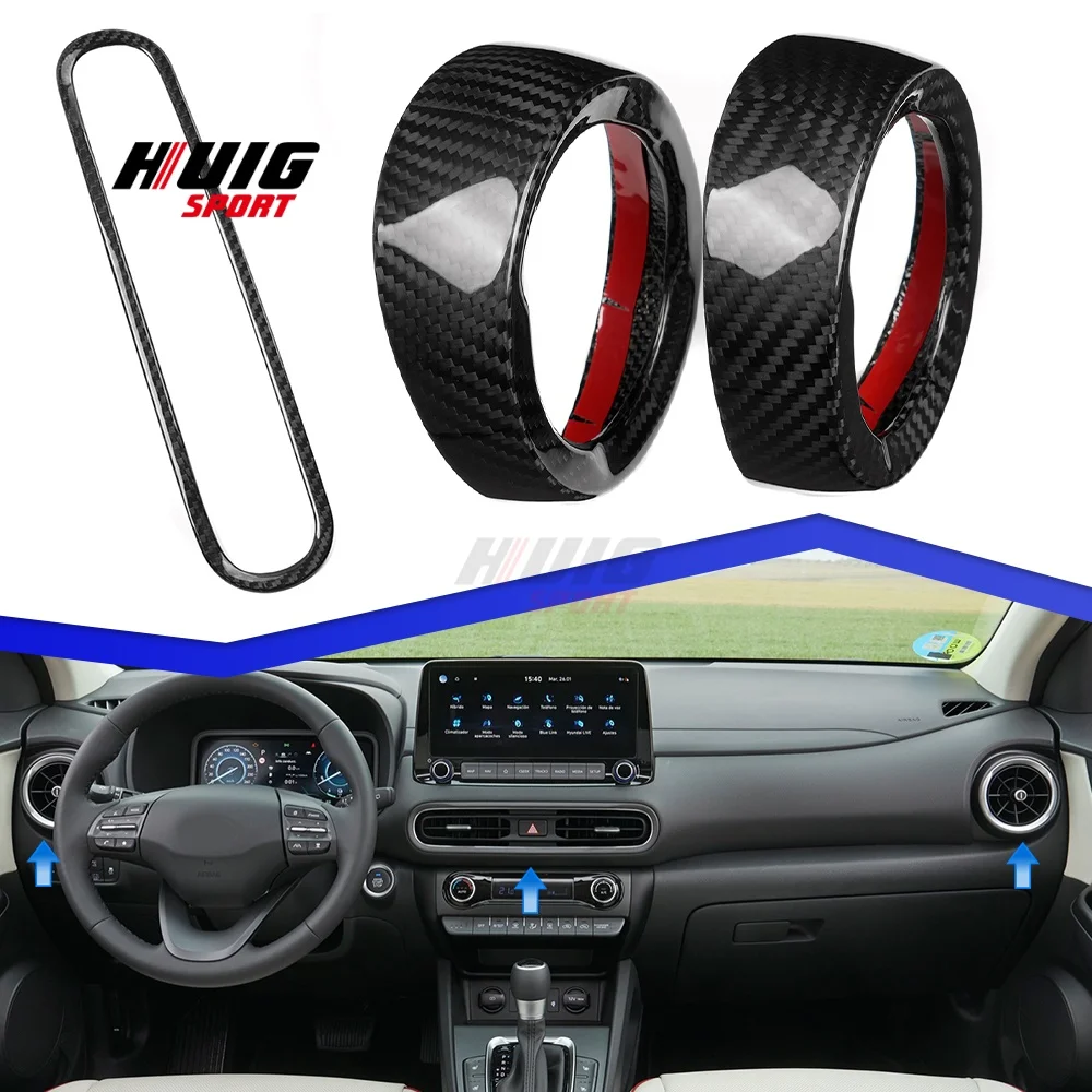 3 шт., карбоновая внутренняя центральная приборная панель автомобиля, комплекты вентиляционных отверстий переменного тока, накладка для Hyundai OS Kona N N Line 2021 2022 2023
3 шт., карбоновая внутренняя центральная приборная панель автомобиля, комплекты вентиляционных отверстий переменного тока, накладка для Hyundai OS Kona N N Line 2021 2022 2023