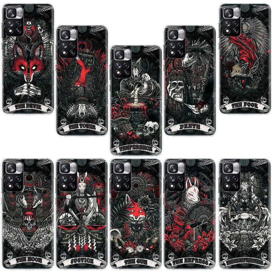 Metal Tarot Cards Phone Case For Redmi Note 13 12 Pro Plus 14 15 Pro 5G 11 11T 11E 11S 10 Pro 10S 9 9S Cover Cell Clear TPU Capa
Metal Tarot Cards Phone Case For Redmi Note 13 12 Pro Plus 14 15 Pro 5G 11 11T 11E 11S 10 Pro 10S 9 9S Cover Cell Clear TPU Capa