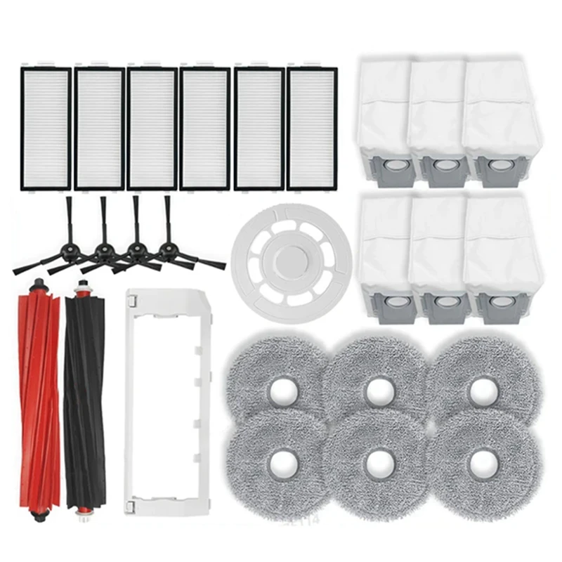 For Roborock Qrevo Master, V20, P10S Pro Robot Vacuum Cleaner Main Side Brush Hepa Filter Mop Cloth Parts-AA70
For Roborock Qrevo Master, V20, P10S Pro Robot Vacuum Cleaner Main Side Brush Hepa Filter Mop Cloth Parts-AA70